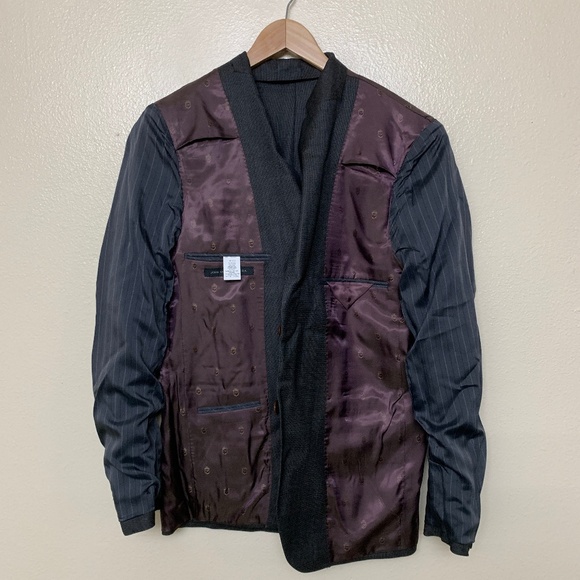 John Varvatos Star Usa Luxe Variable Tic 38 Regular Fit Suit Separate Sport Coat - Picture 6 of 8